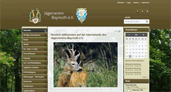 Desktop Screenshot of jaegerverein-bayreuth.de