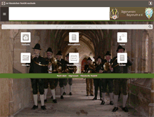 Tablet Screenshot of jaegerverein-bayreuth.de